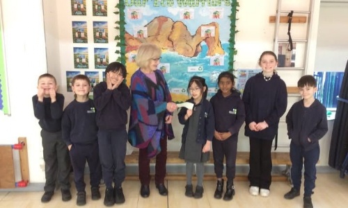 News &raquo; We received a grant from the Dorset Garden Trust School Committee